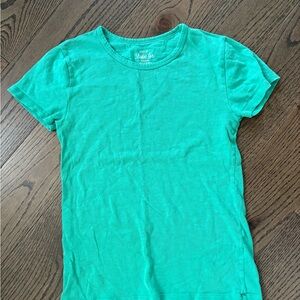 J. Crew Teal/Green Studio Tee XS